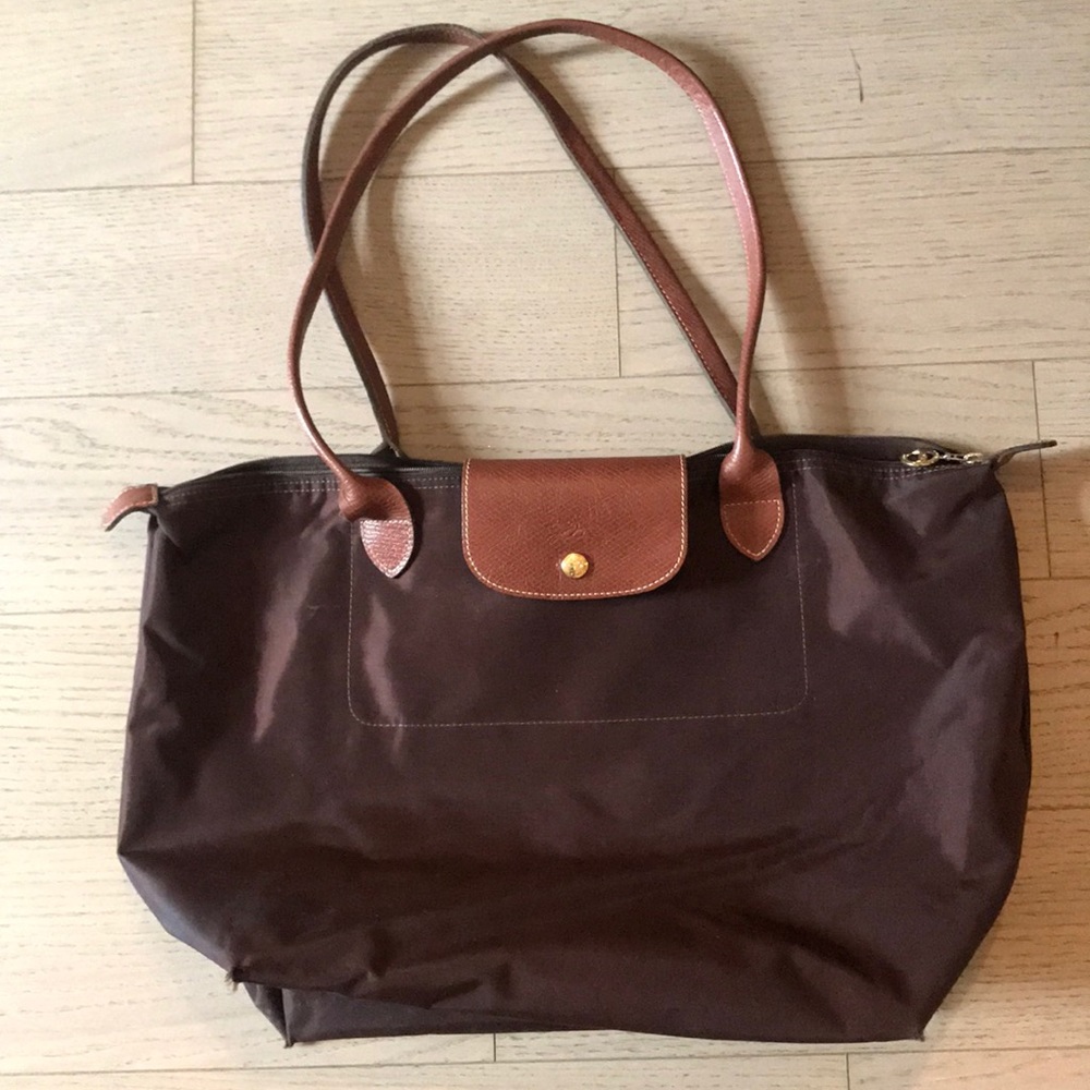 Longchamp Le Pliage Brown Tote